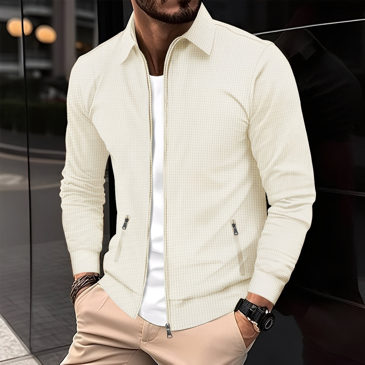 Norton - Μοντέρνο ανδρικό μπουφάν με φερμουάρ