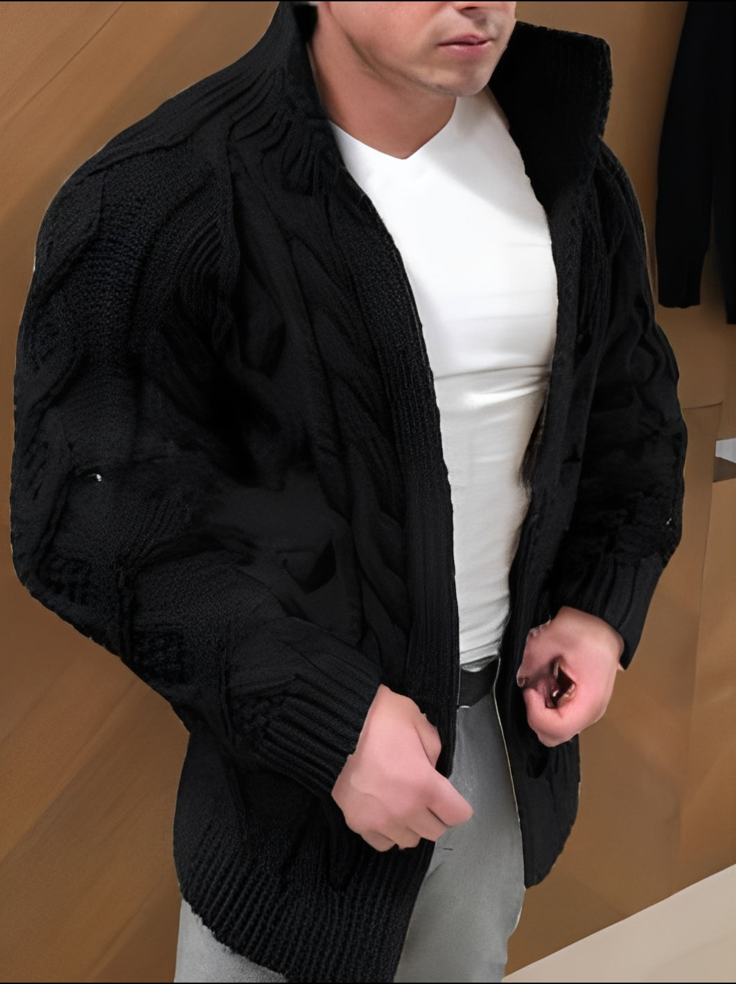 Donovan - Μοντέρνα, ζεστή ανδρική ζακέτα