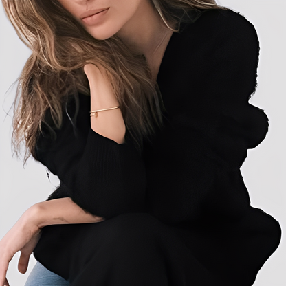 Lavena - Απαλό Oversize Πουλόβερ Κασμίρ για Γυναίκες