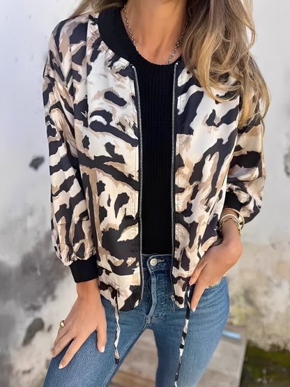 Ryana - Στιλάτο γυναικείο μπουφάν με φερμουάρ