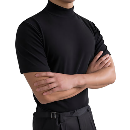 Terence - Καθημερινό πουκάμισο με στενή εφαρμογή και ψηλό λαιμό για άνδρες