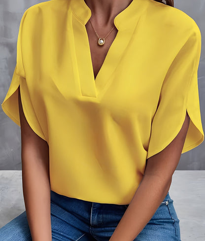 Chantelle - Απλή μπλούζα με V-λαιμόκοψη για γυναίκες