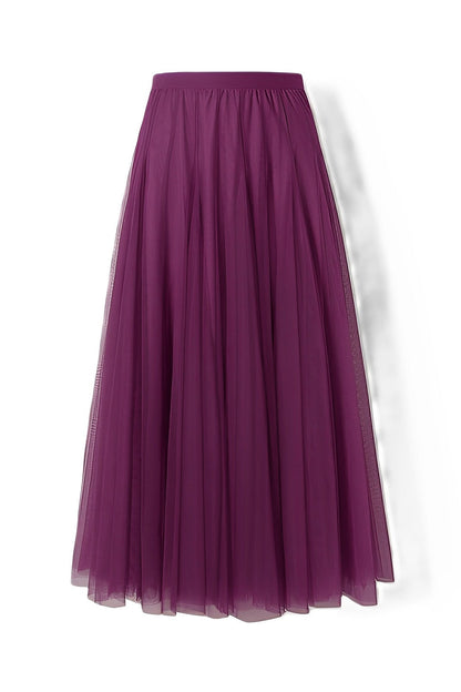 Maleah – Πλισέ μίντι φούστα από δίχτυ