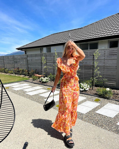 Isolde – Φορεμα Φορματισμένο Λουλουδάτο