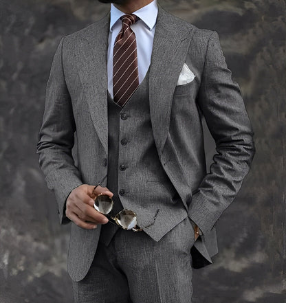 Cordell - Κομψό, επίσημο κοστούμι τριών τεμαχίων για άνδρες