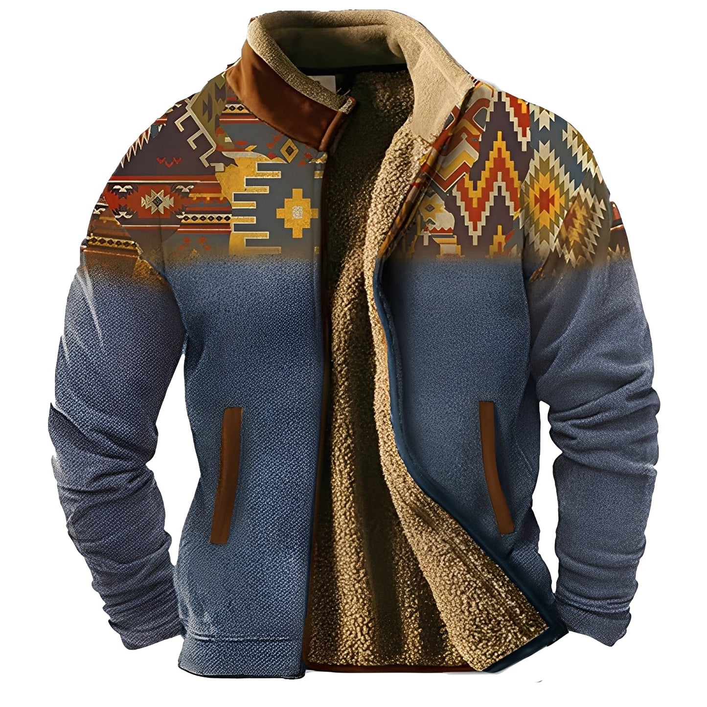 Todd - Μοντέρνα και ζεστή φλις ζακέτα για άνδρες