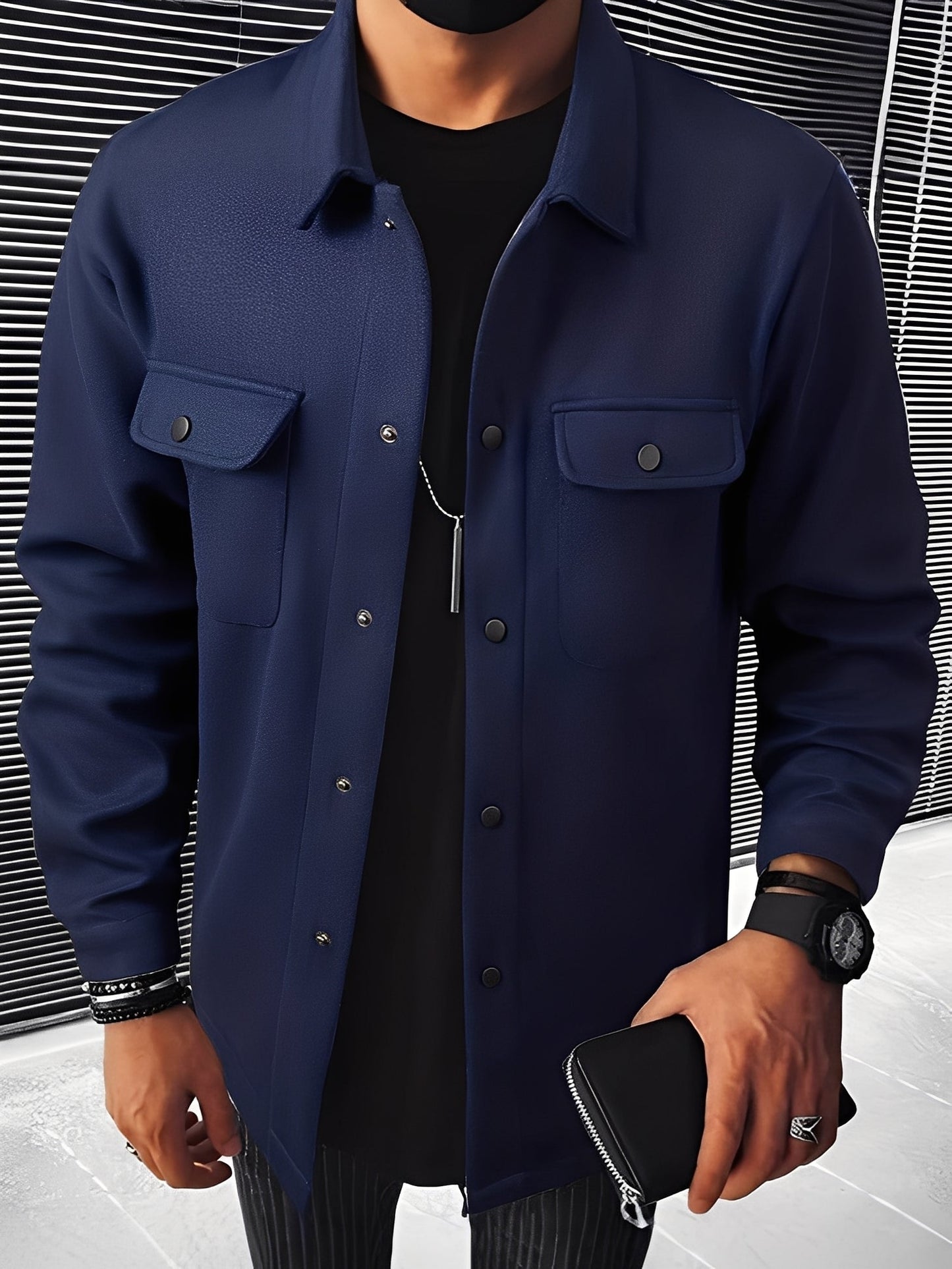 Clinton - Μοντέρνο σακάκι με τσέπες για άνδρες