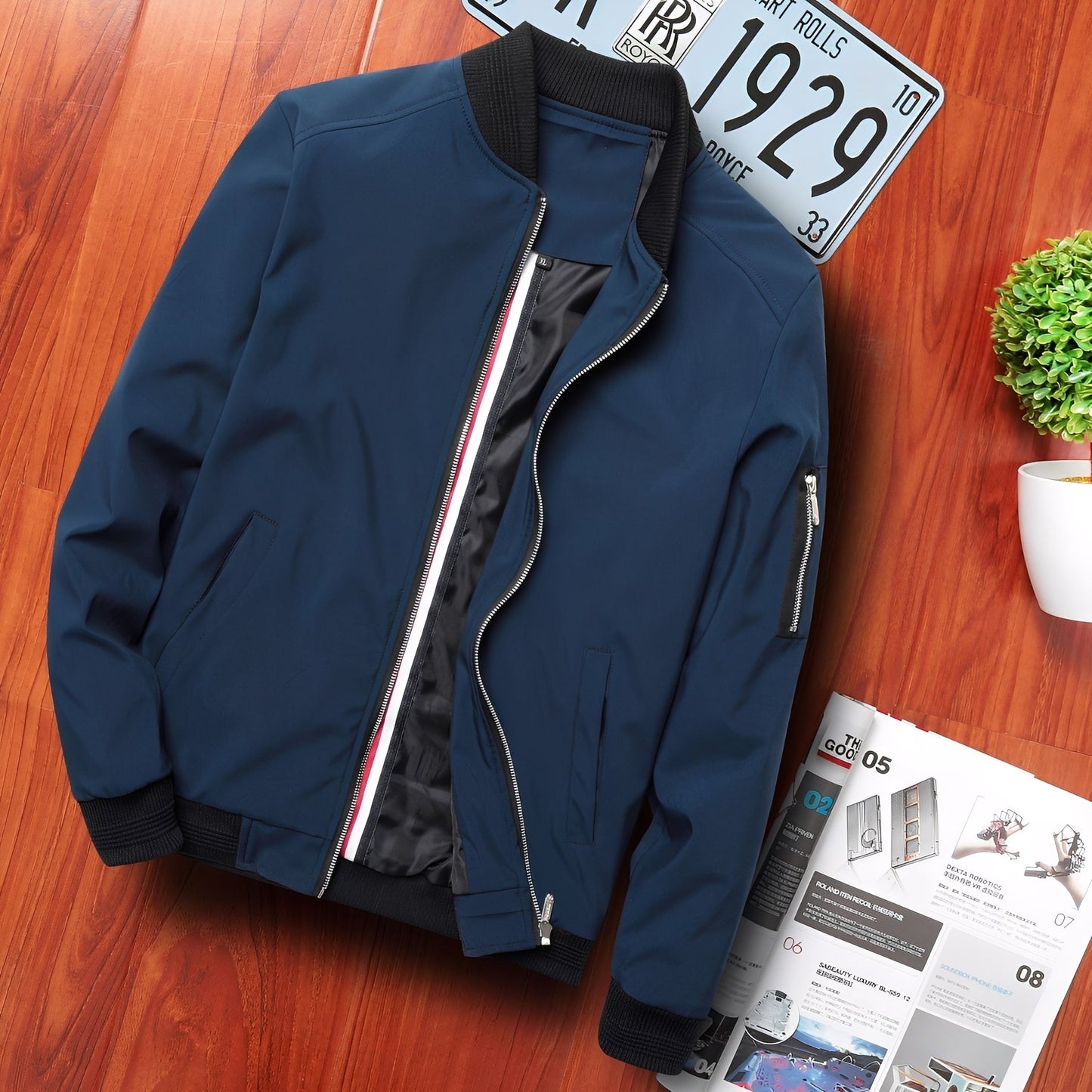 Leonard - Μοντέρνες Μπόμπερ Ζακέτες για Άνδρες