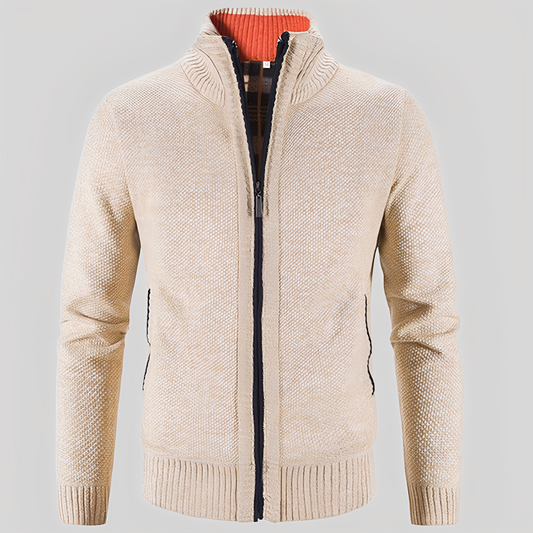 Kelvin - Απλή Ζακέτα με Φερμουάρ για Άνδρες