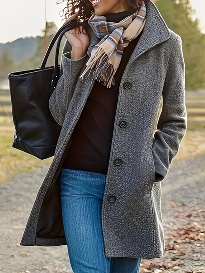 Jaclyn - Μοντέρνος, πολλαπλών χρήσεων τουίντ μανδύας για γυναίκες