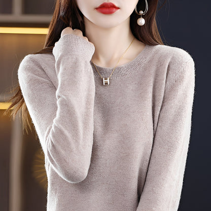 Julia - Ελαφρύ, στενό μάλλινο πουλόβερ για γυναίκες