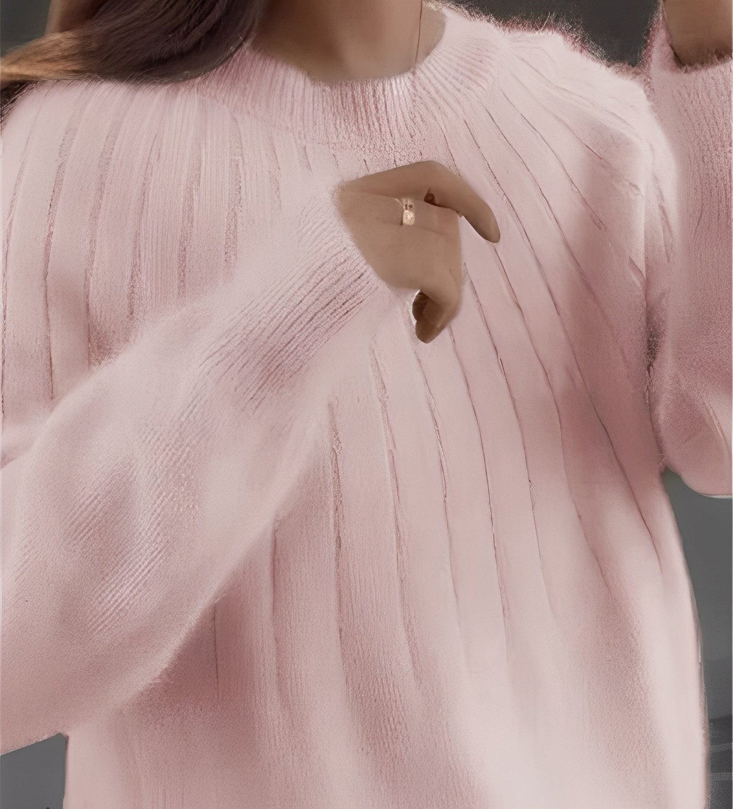 Josslyn - Κομψό, άνετο κασμιρένιο πουλόβερ για γυναίκες