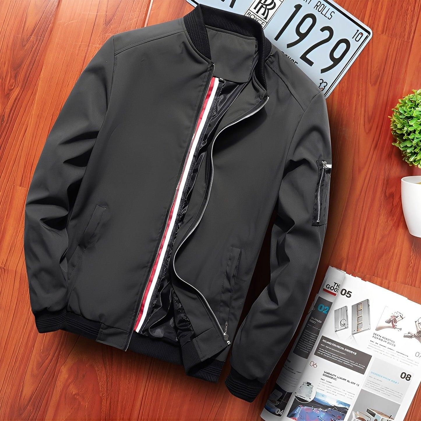 Leonard - Μοντέρνες Μπόμπερ Ζακέτες για Άνδρες