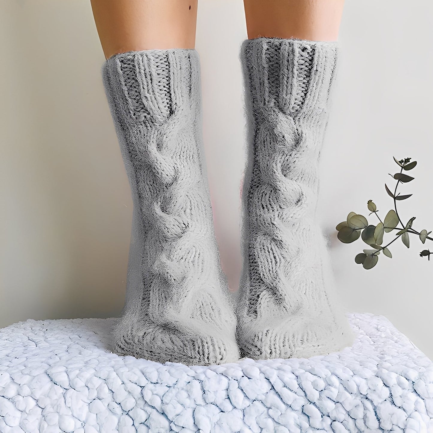 Dorothy - Ζεστές Μάλλινες Πλεκτές Κάλτσες για Γυναίκες