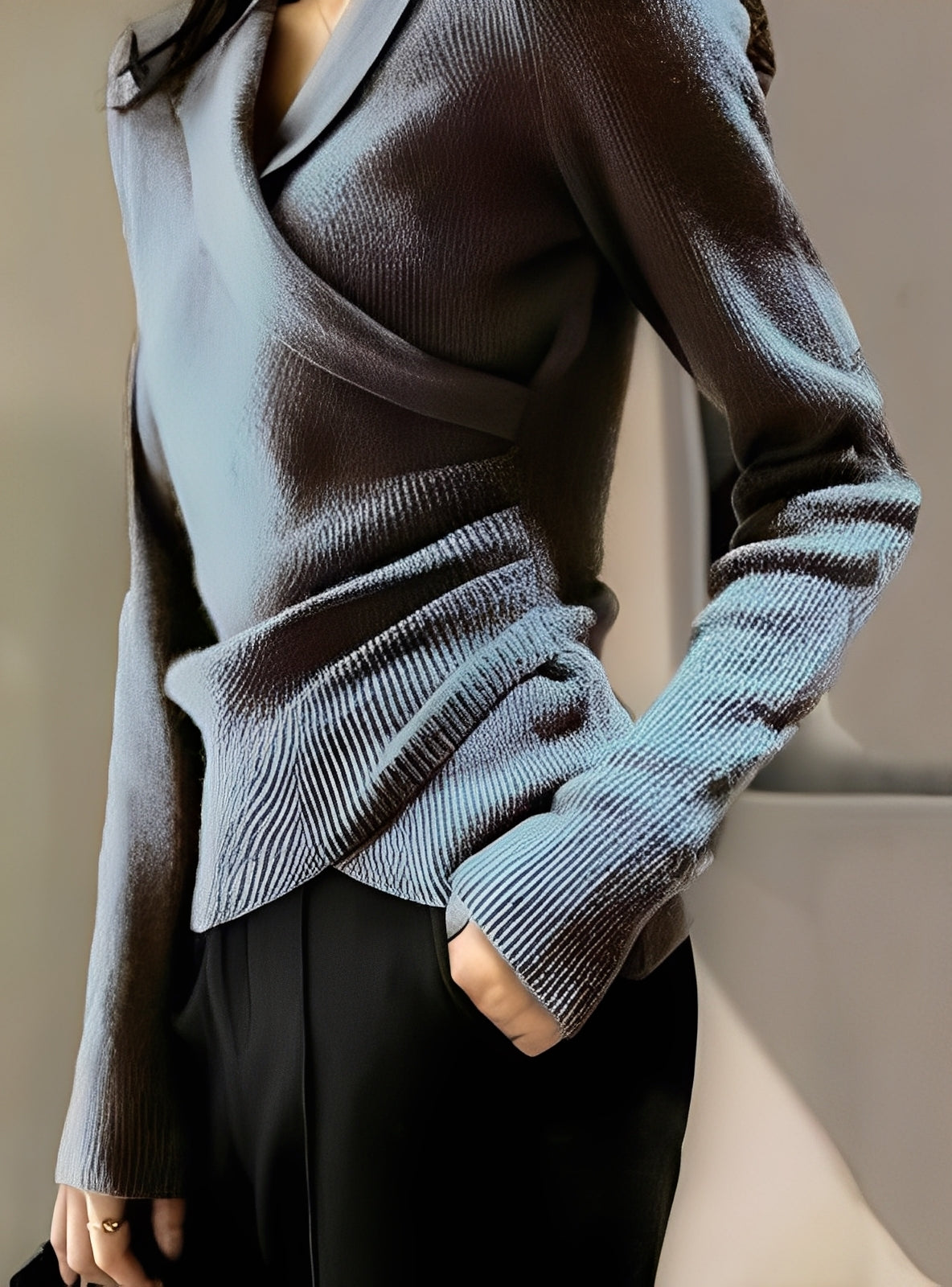 Kaelee - Κλασικός ζεστός πλεκτός πουλόβερ γυναικών