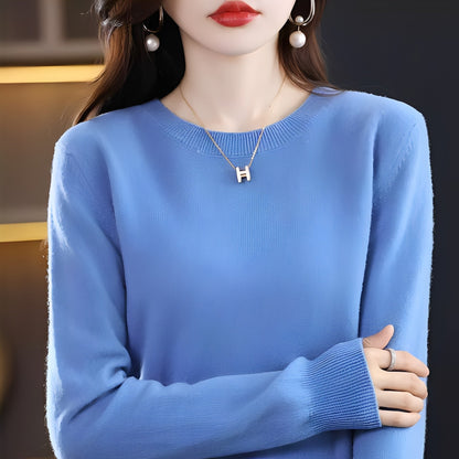 Julia - Ελαφρύ, στενό μάλλινο πουλόβερ για γυναίκες