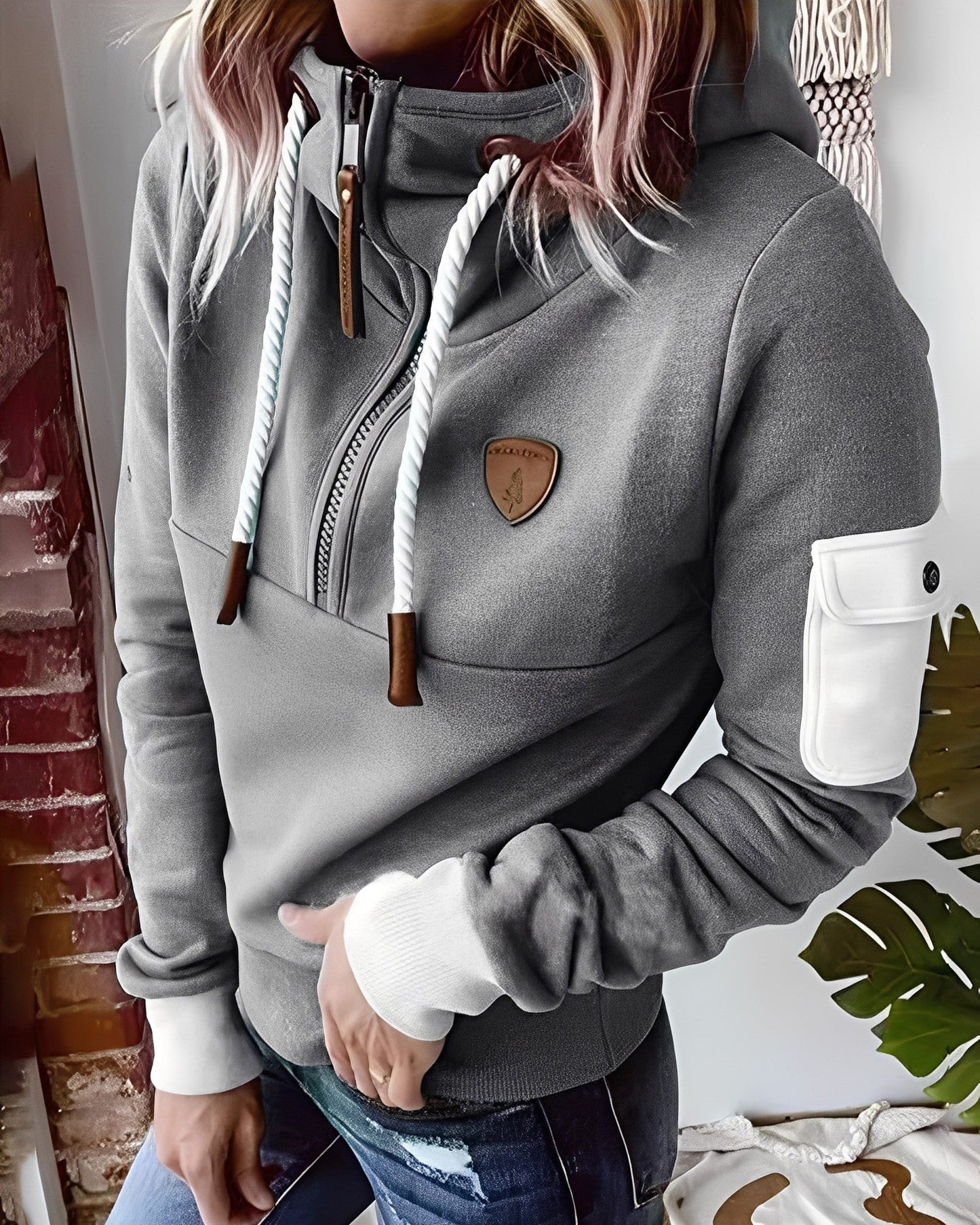 Pauline - Στιλάτο και πολυπλόκο πουλόβερ για γυναίκες