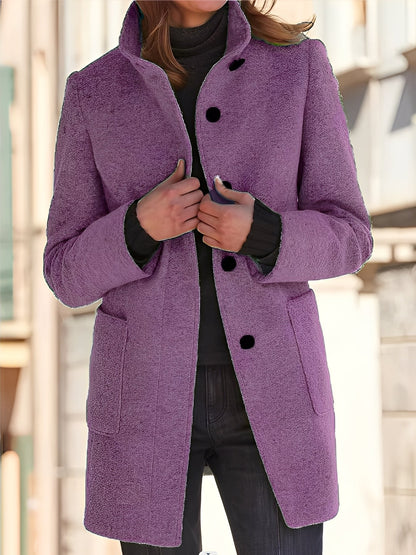 Michele - Μάλλινο Παλτό με Αντιανεμική Προστασία για Γυναίκες