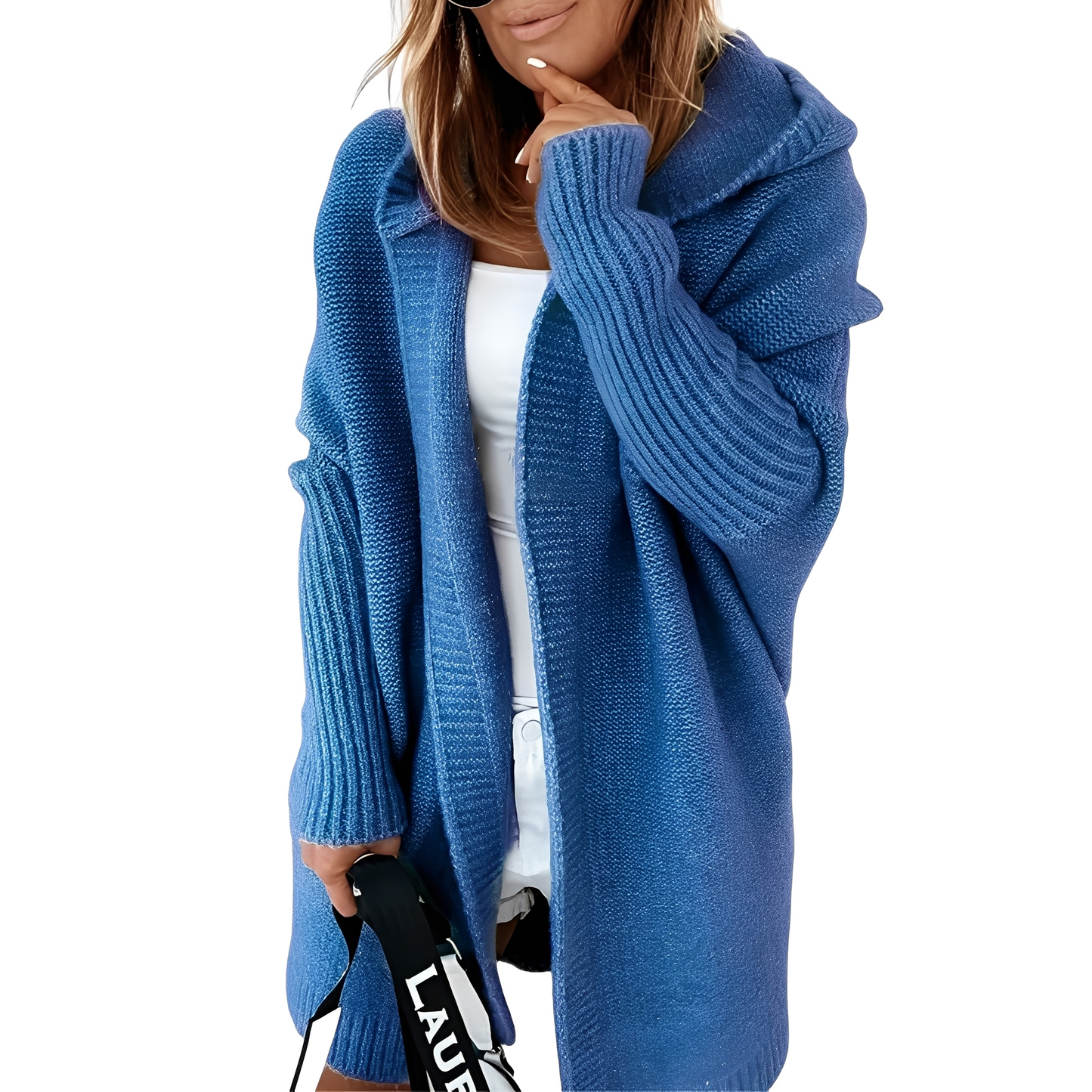 Maryellen - Πλεκτή ζακέτα με κουκούλα για τις γυναίκες