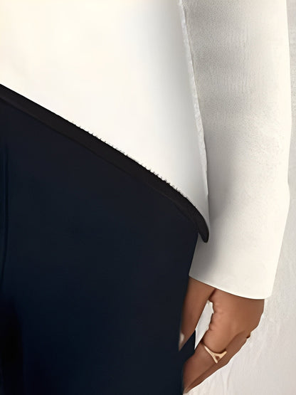 Ashlea - Μοντέρνο πουλόβερ με σταυροβελονιά για γυναίκες