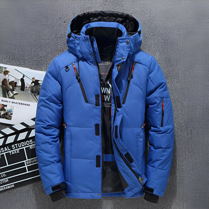 Damian - Μοντέρνο μπουφάν με κουκούλα και πολλαπλές τσέπες για άνδρες