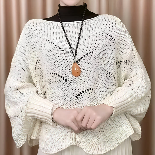 Celestine - Γυναικείο θερμοπουλόβερ με φαρδιά μανίκια