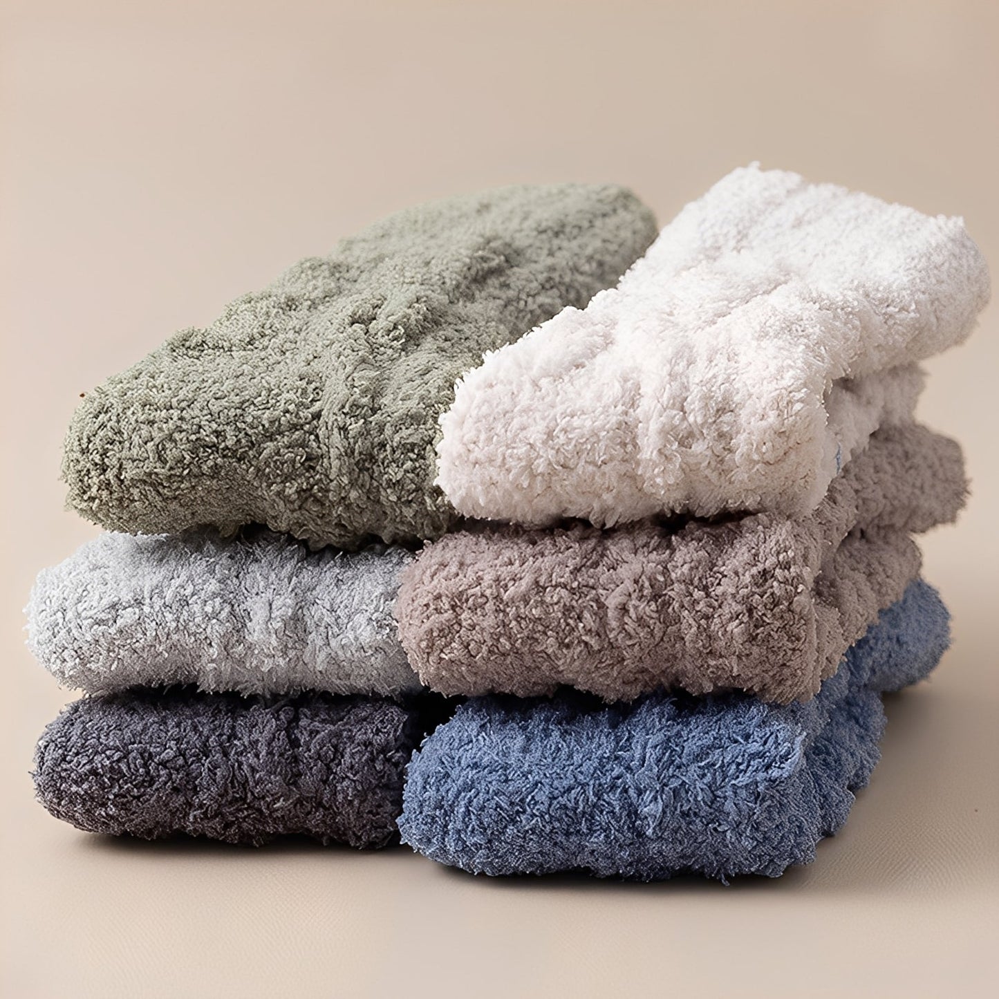 Neely - Unisex κάλτσες από ζεστό fleece βελούδο