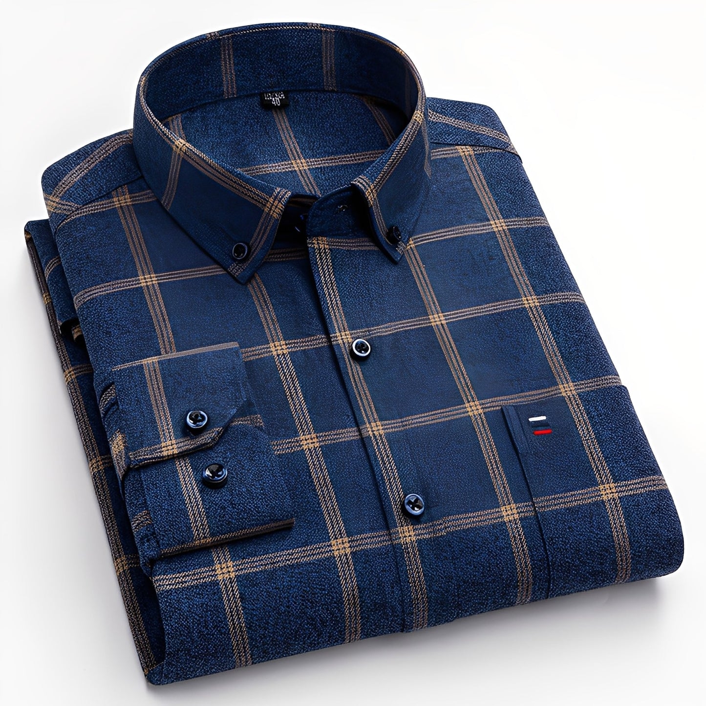 Nikolas - Καθημερινό καρό βαμβακερό πουκάμισο για άνδρες