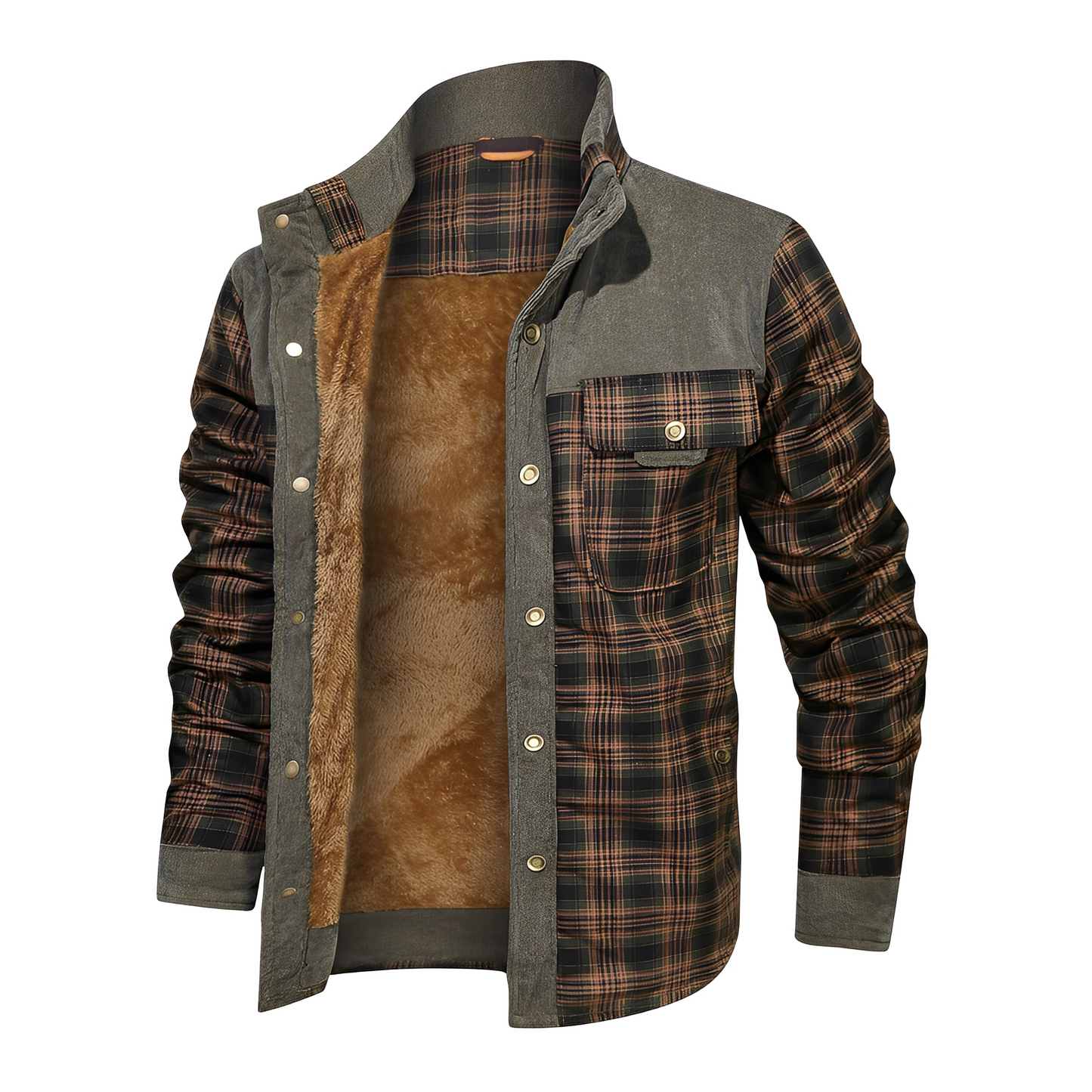 Harmon - Μοντέρνα καρό ζακέτα για άνδρες