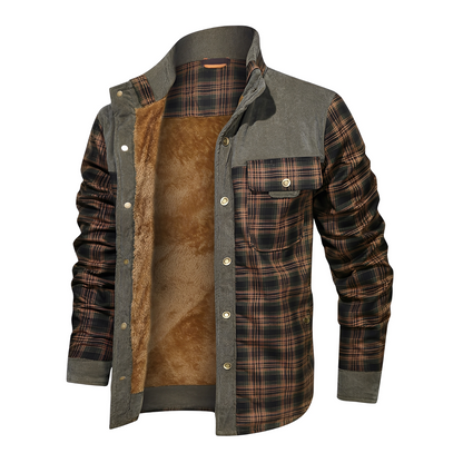 Harmon - Μοντέρνα καρό ζακέτα για άνδρες