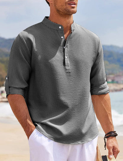 Cormac – Λινό πουκάμισο με μακριά μανίκια για άνδρες