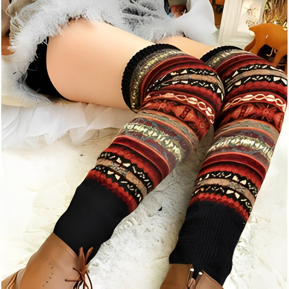 Suzanna - Μοντέρνες, θερμές, χοντρές βαμβακερές κάλτσες για γυναίκες