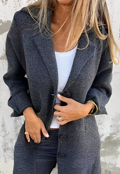 Izabelle - Καθημερινό μακρύ πλεκτό παλτό για γυναίκες