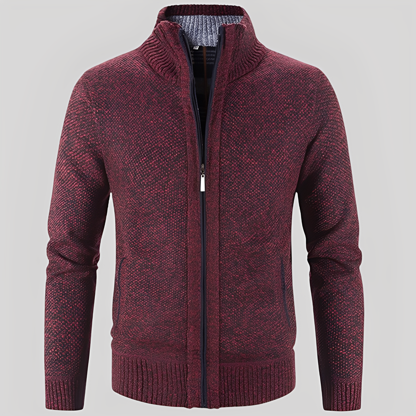 Kelvin - Απλή Ζακέτα με Φερμουάρ για Άνδρες