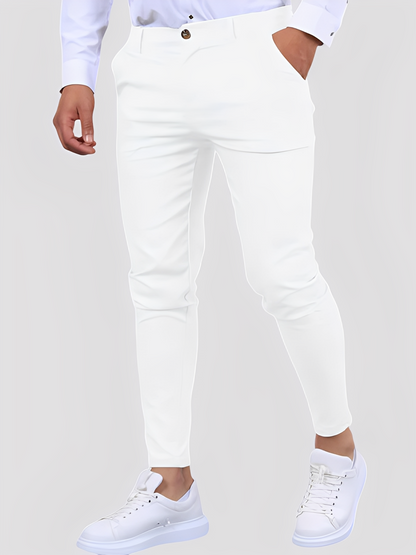 Shelton - Ανδρικό Καθημερινό Παντελόνι Stretch με Στενή Φόρμα