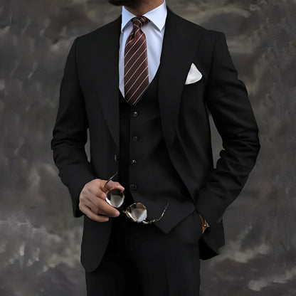 Cordell - Κομψό, επίσημο κοστούμι τριών τεμαχίων για άνδρες