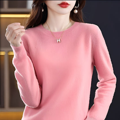 Julia - Ελαφρύ, στενό μάλλινο πουλόβερ για γυναίκες