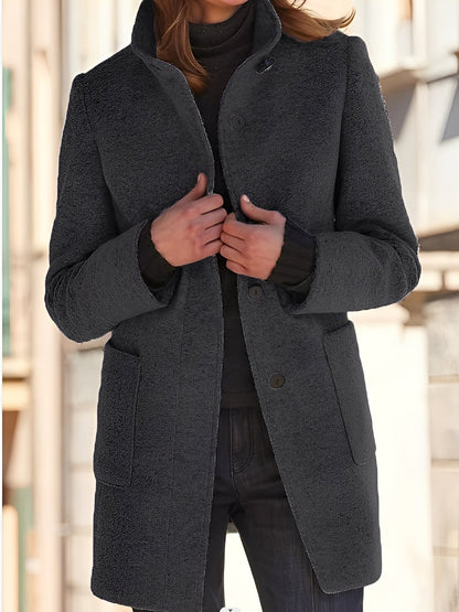 Michele - Μάλλινο Παλτό με Αντιανεμική Προστασία για Γυναίκες