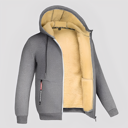 Waldo - Απλό, φλις φούτερ hoodie για άνδρες