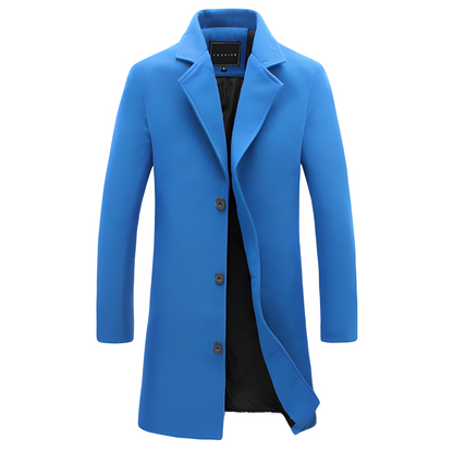 Peyton - Αρσενικό Χειμερινό Φόρεμα Παλτό από Μαλλί