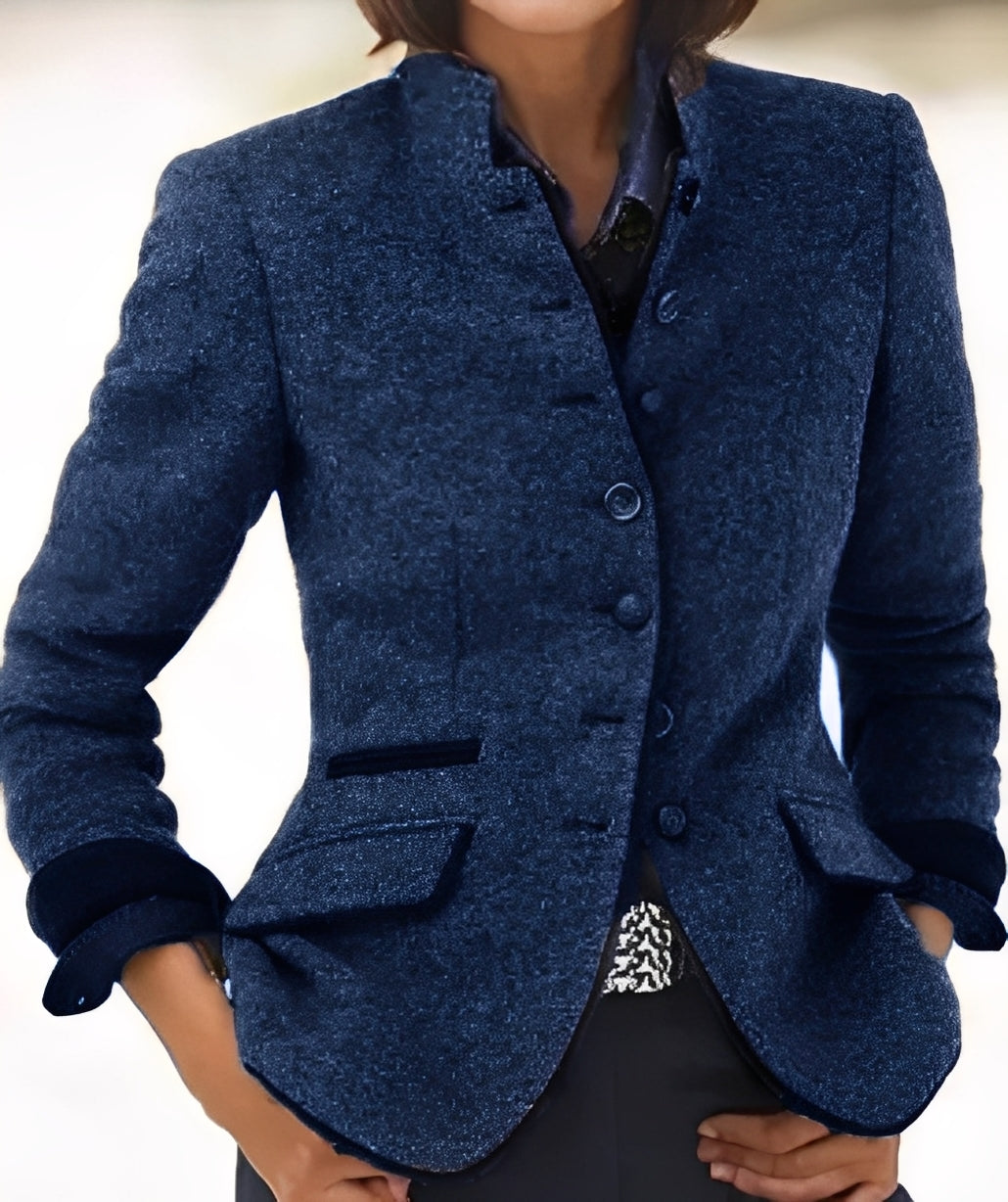 Kaelyn - Μοντέρνο Γυναικείο Μπουφάν Αναψυχής με Τσέπες