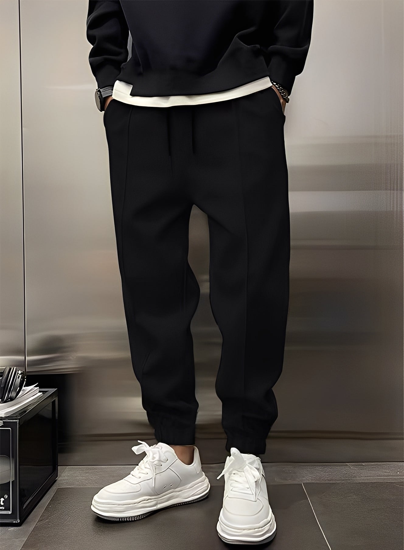 Philip - Χαλαρό, φαρδύ, πλατύ παντελόνι για άνδρες