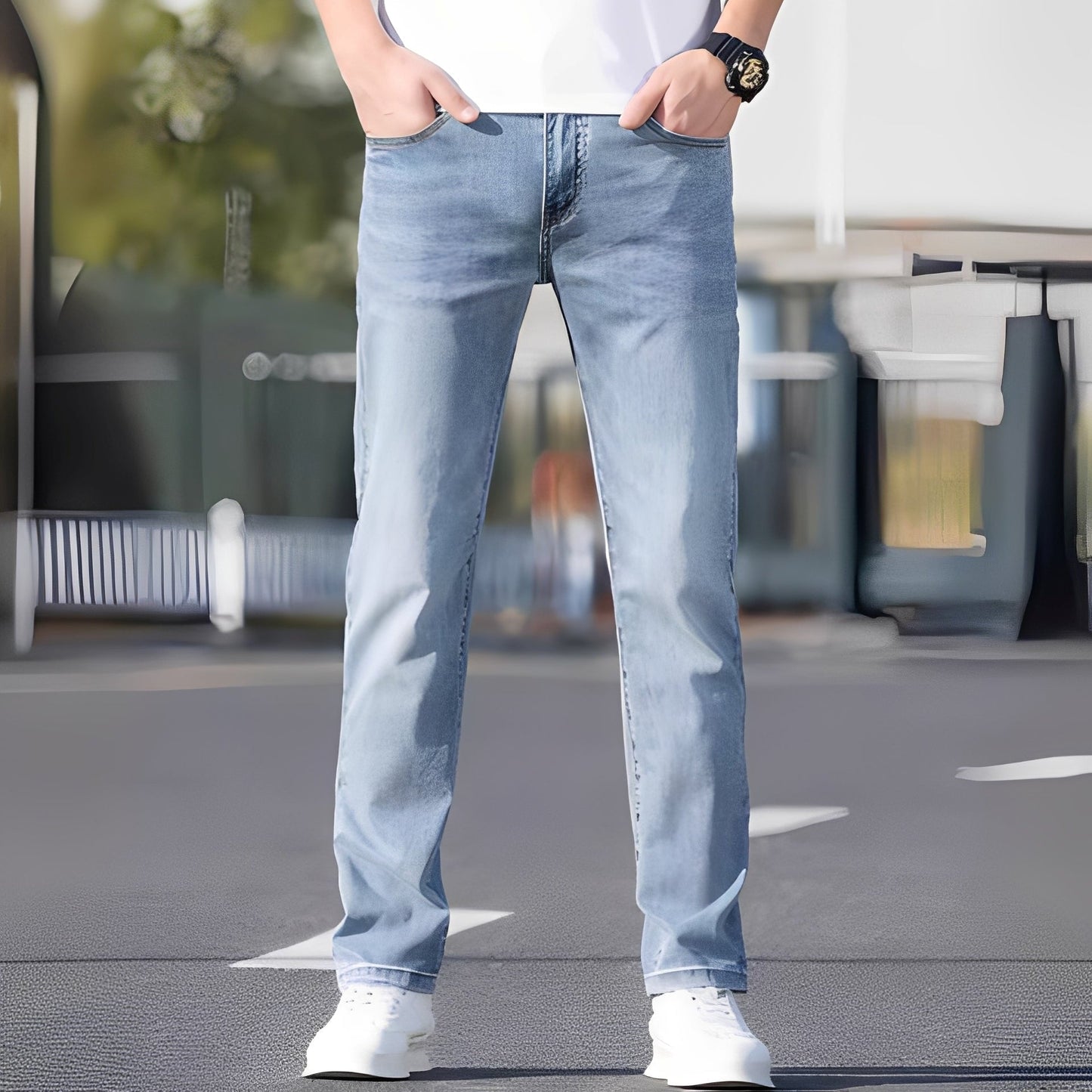 Winfred - Στυλάτα Stretch-Skinny-Jeans για Άνδρες