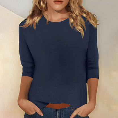 Louisa - Απλό, εύκολο γυναικείο μακρυμάνικο μπλουζάκι
