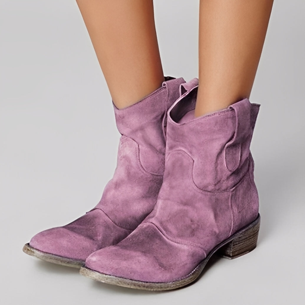 Margaret - Καθημερινά Δερμάτινα Μποτάκια για Γυναίκες