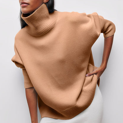 Sharon - Γυναικείο καθημερινό χαλαρό πουλόβερ