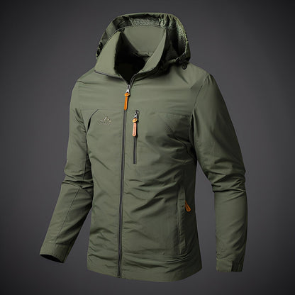 Finnegan - Ανδρική Καθημερινή Ζακέτα με Κουκούλα για Εξωτερικό Χώρο