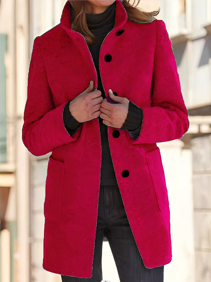 Michele - Μάλλινο Παλτό με Αντιανεμική Προστασία για Γυναίκες