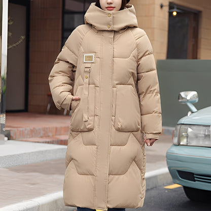 Rexanne - Κομψή μακριά κουκουλοφόρα ζακέτα για γυναίκες