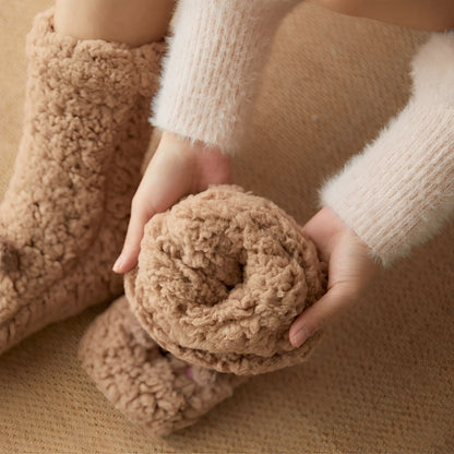 Caelie - Μοντέρνες, χαριτωμένες, παχιές κάλτσες fleece για γυναίκες